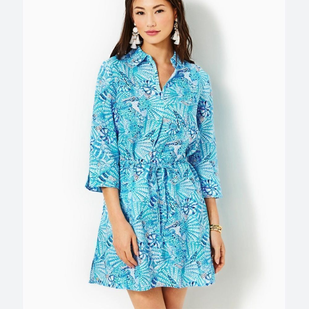 Lilly Pulitzer Pilar Tunic Linen Dress